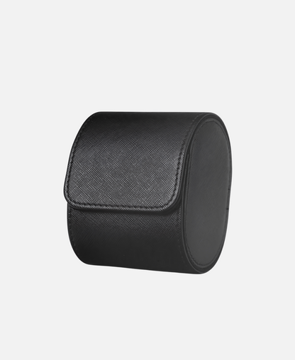 Poedagar® 1-Slot Case - Black Leather