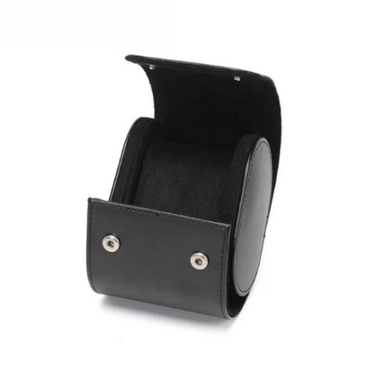 Poedagar® 1-Slot Case - Black Leather