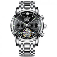 Brazalete de acero y fondo negro